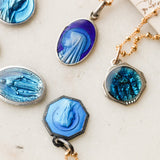 Medium Enameled Saint Pendants