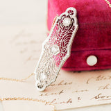 Dauphin Deco Diamond Pendant