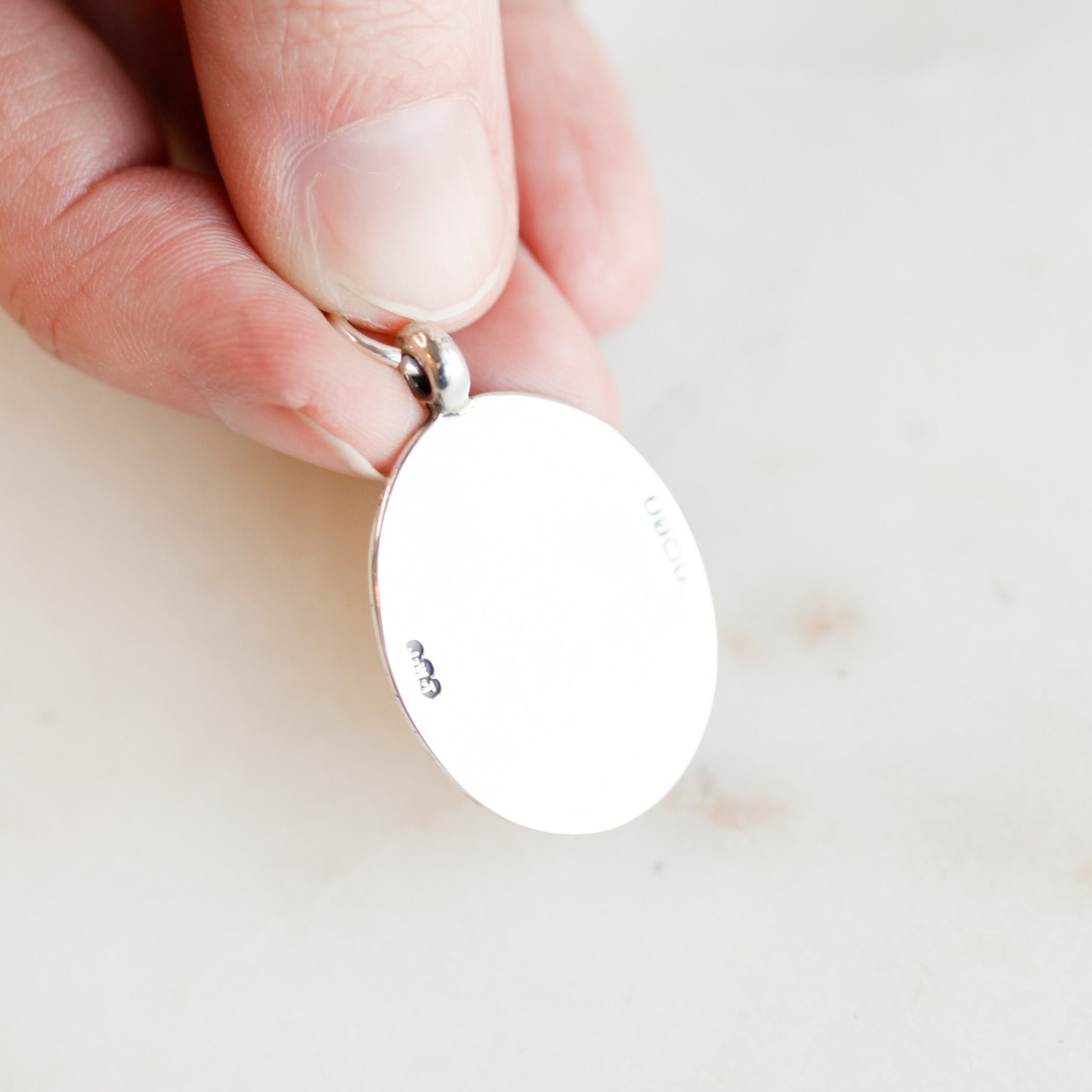 Sterling Silver Watch Fob Pendant