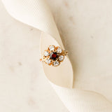 Berle Garnet + Gold Ring