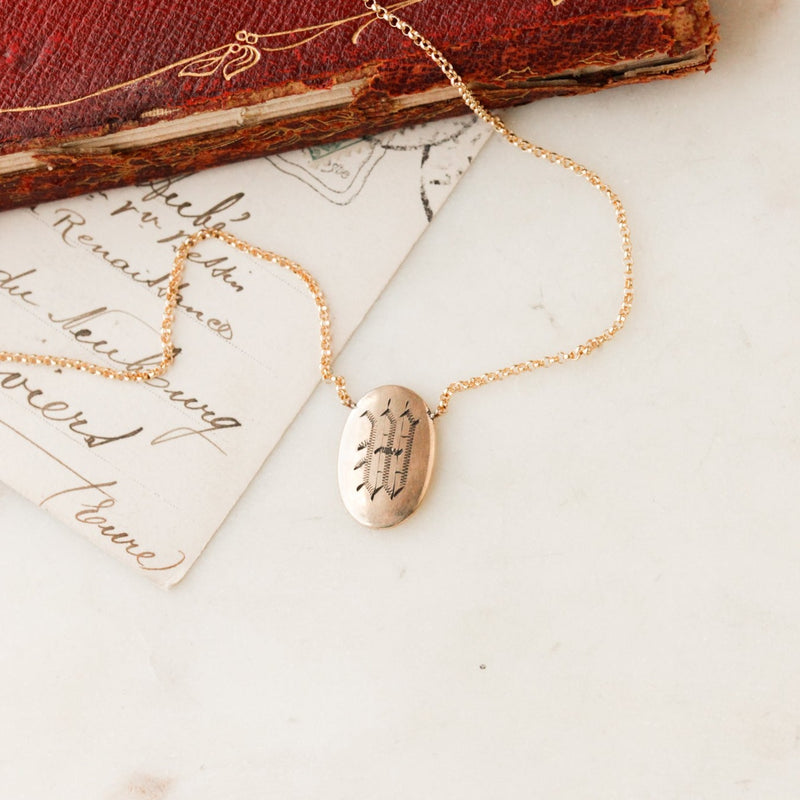 "W" Victorian Pendant