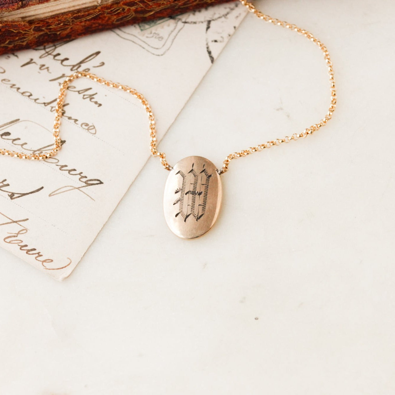 "W" Victorian Pendant