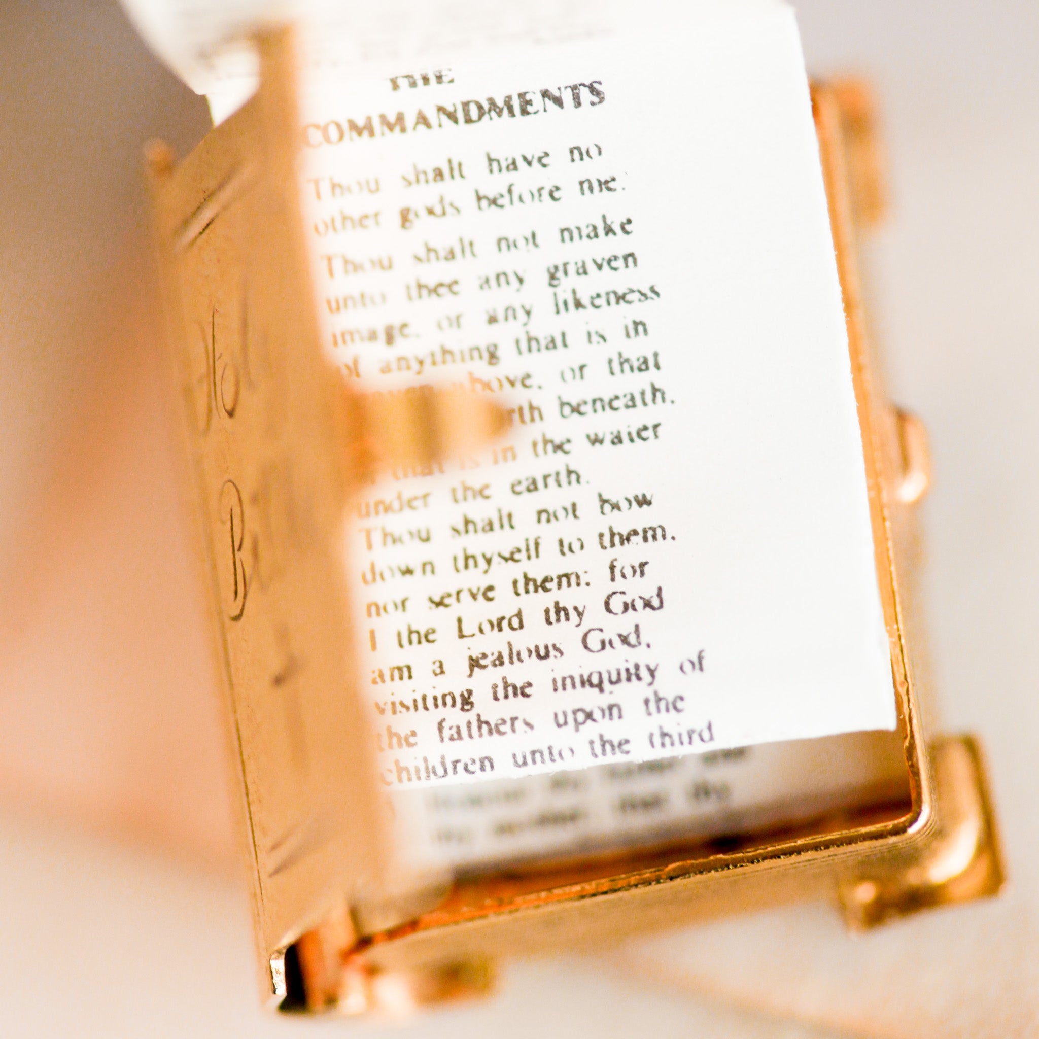 Articulated Bible Charm