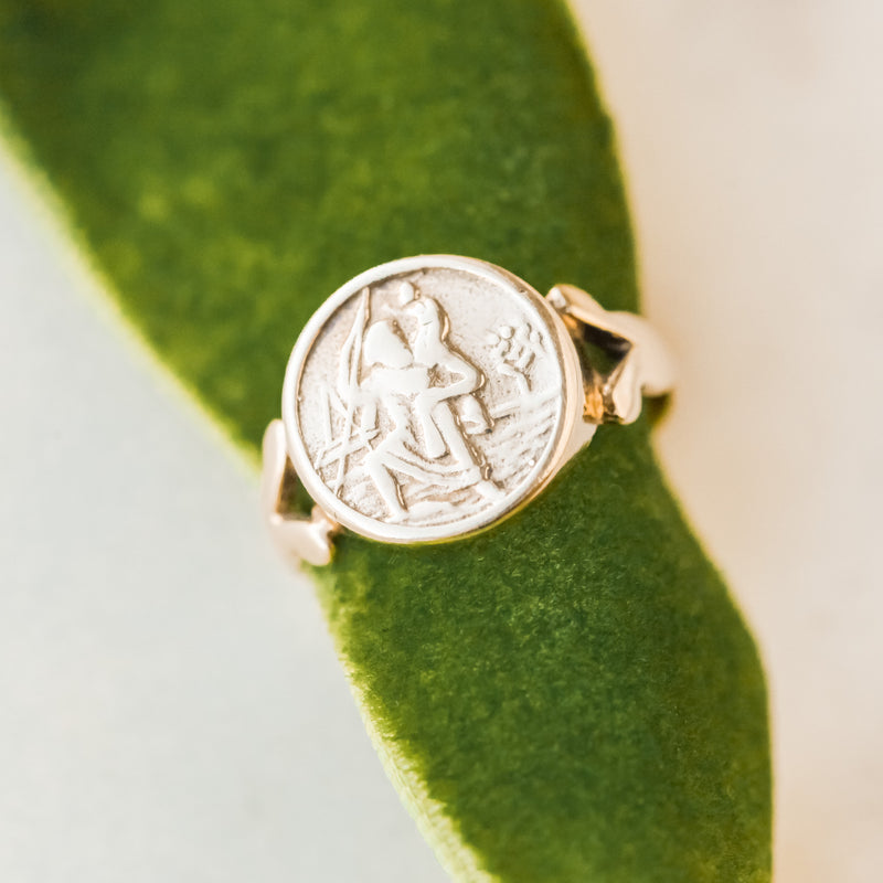 Gold Saint Christopher Ring