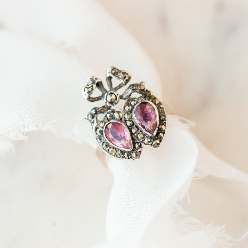 Lover's Twin Heart Ring