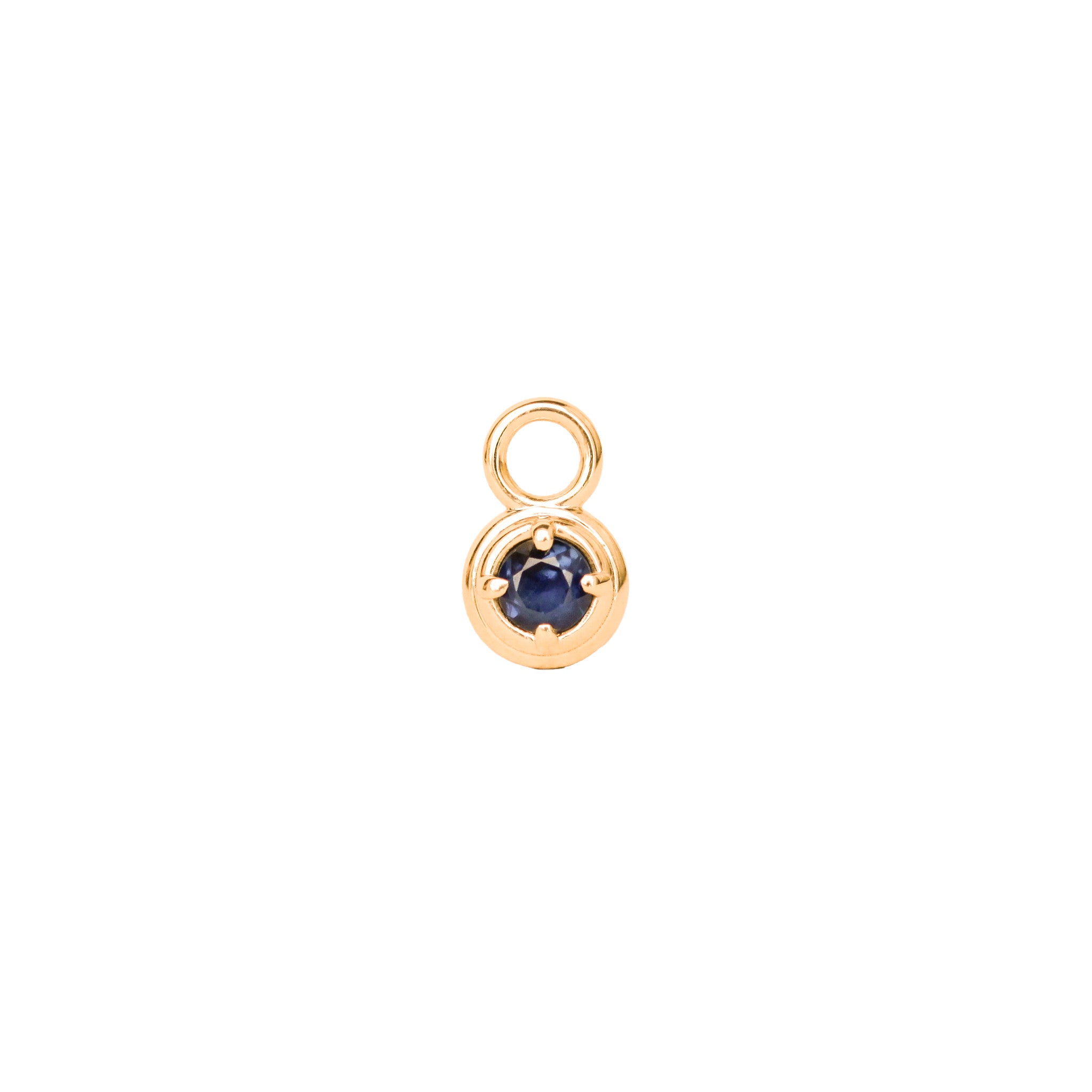 Petite Charm Pendants with Antique Sapphires