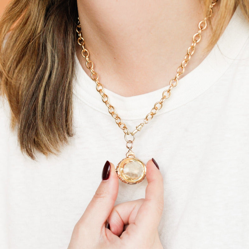 Elsie Citrine Pendant