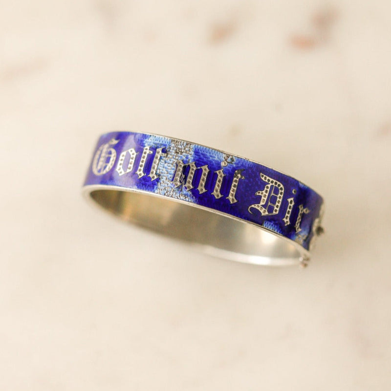 Enameled Blessing Bangle