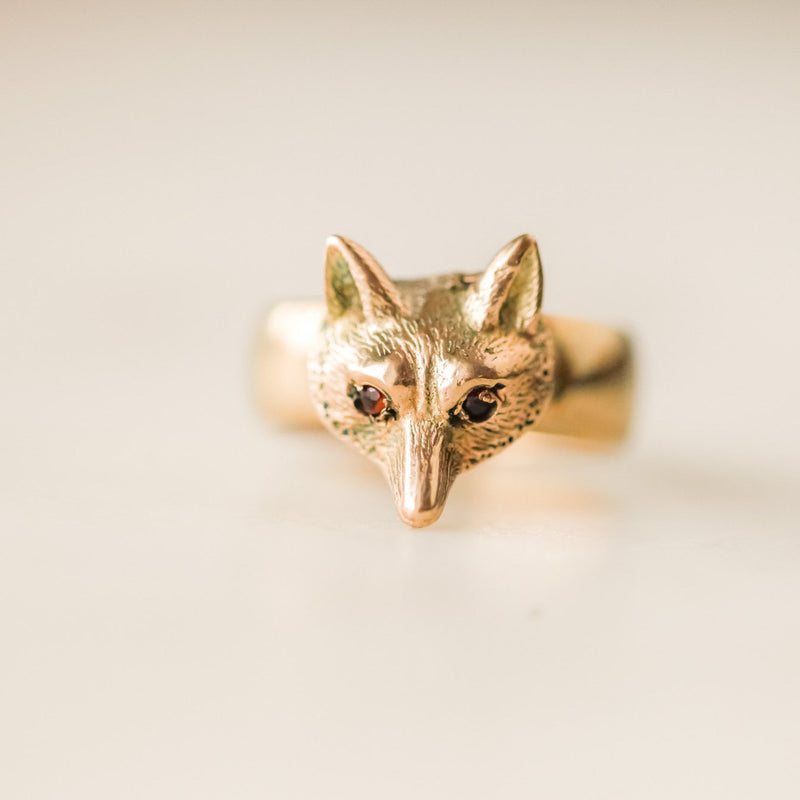 Cunning Mr. Fox Victorian Ring