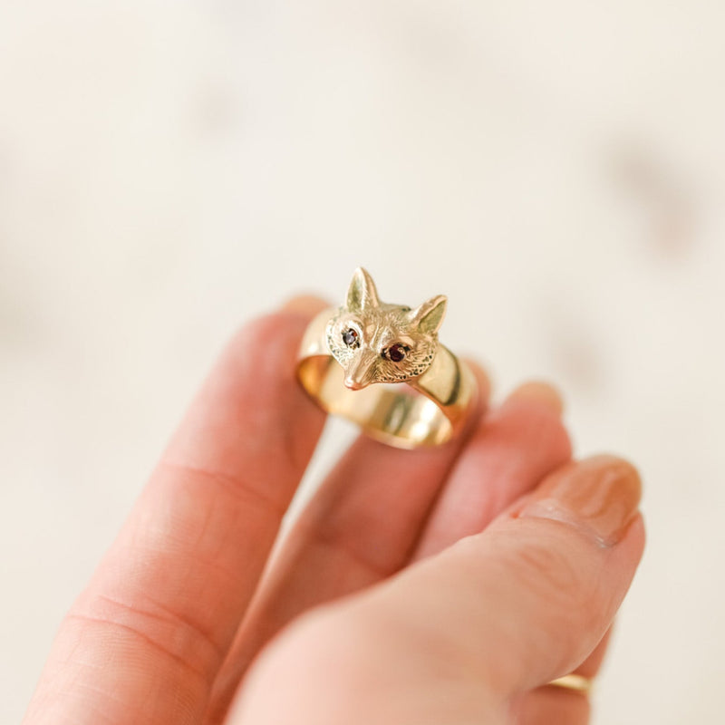 Cunning Mr. Fox Victorian Ring