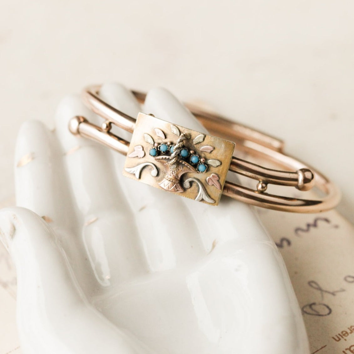 Barwyn Floral Engagment Bracelet