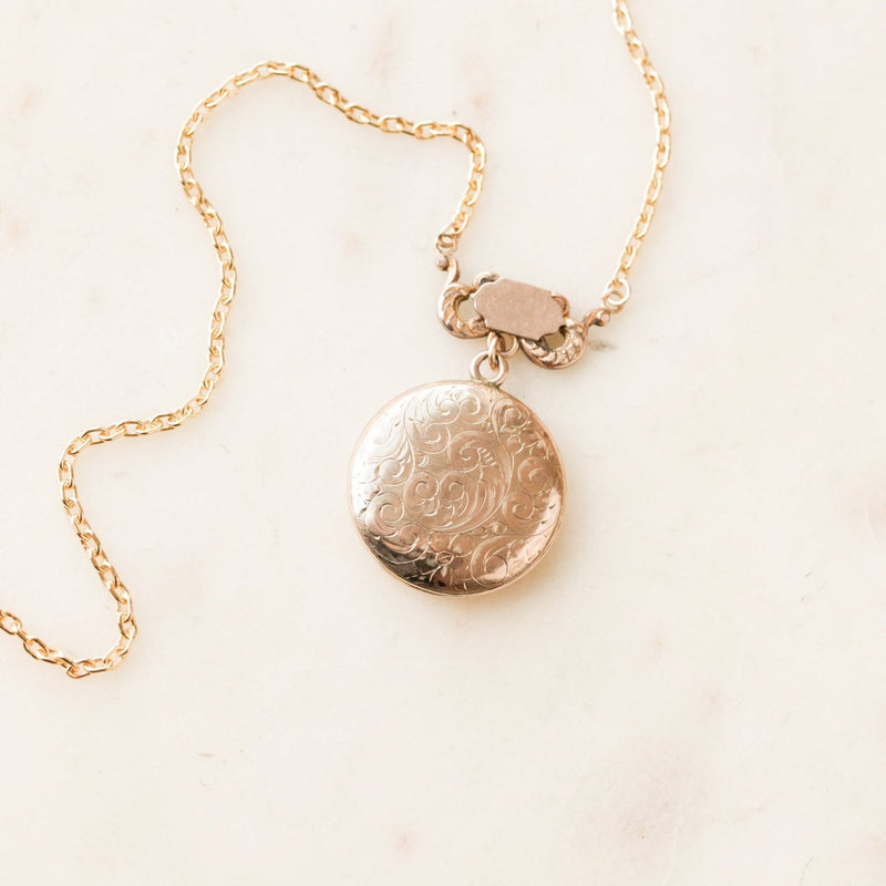 Bacall Engraved Locket