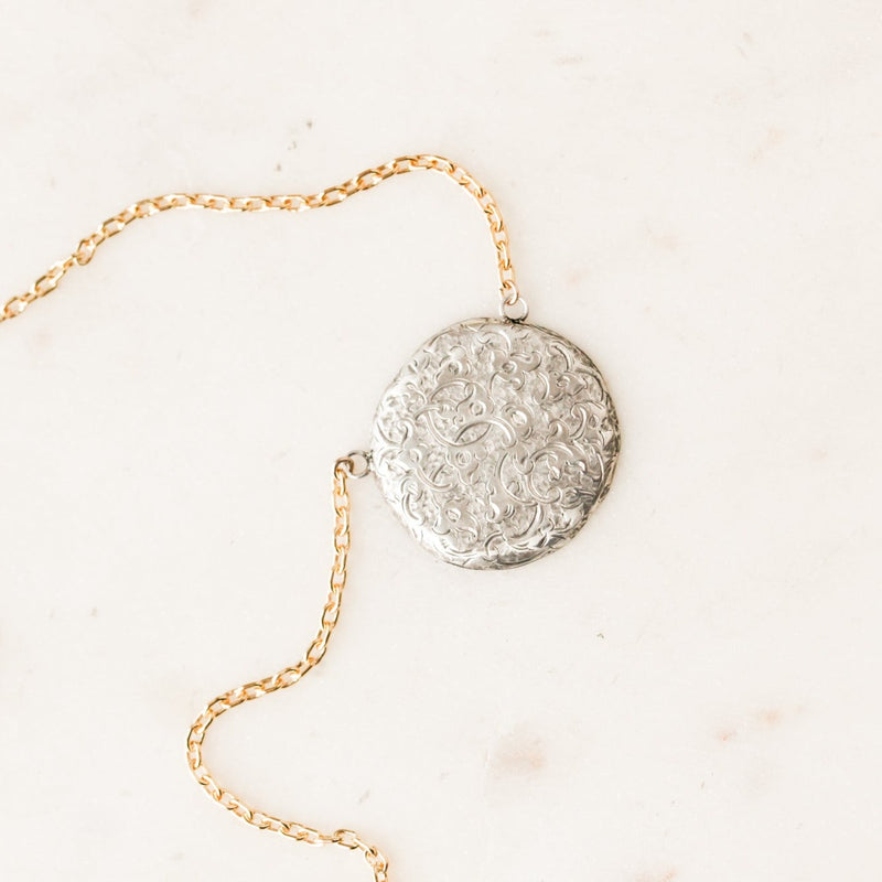 Liza Scroll Sterling Pendant