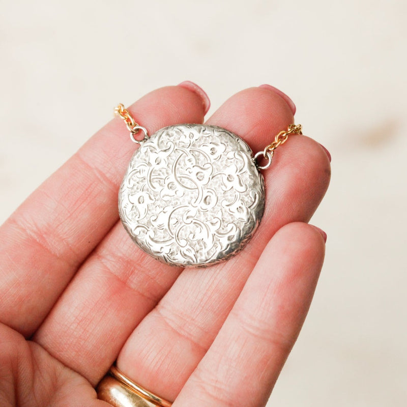 Liza Scroll Sterling Pendant