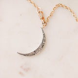 Art Deco Half Crescent Necklace