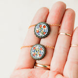 Lorresette Micromosaic Pendants