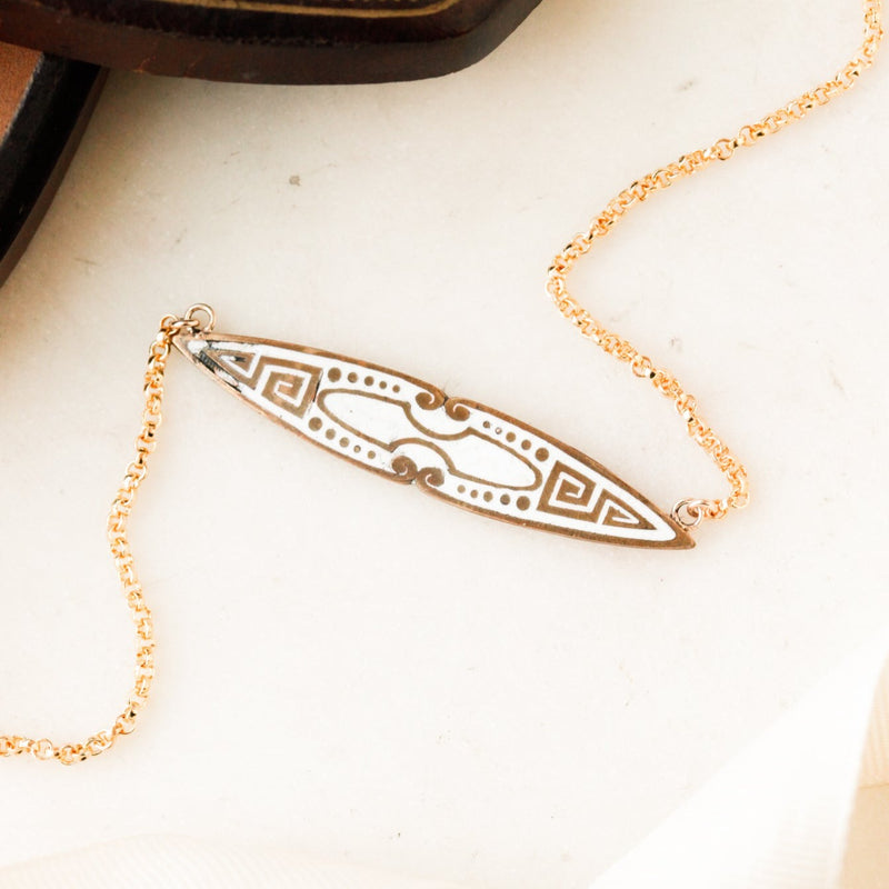 Holt Enameled Pendant