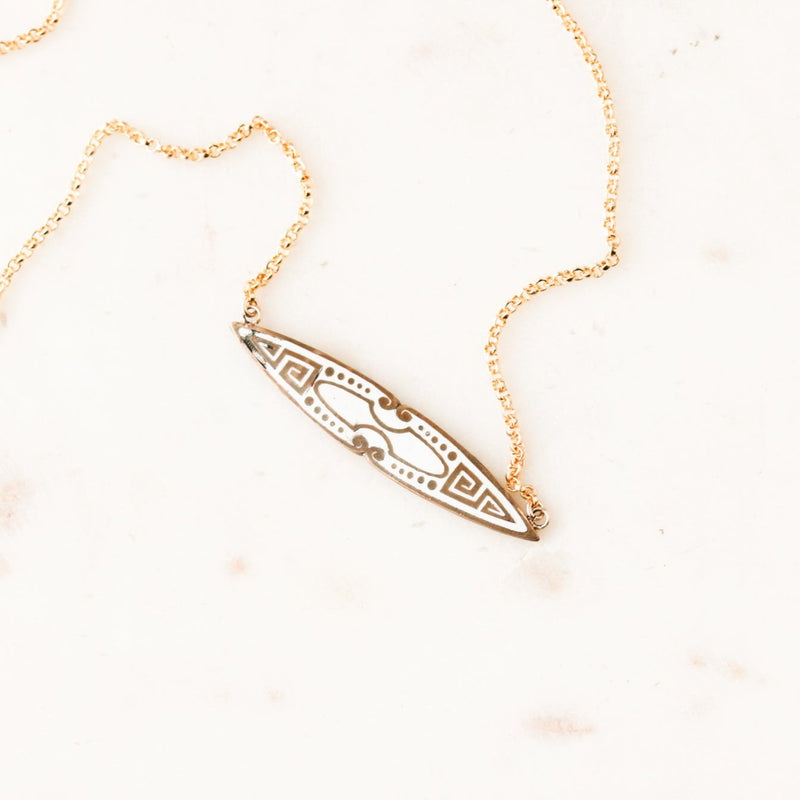 Holt Enameled Pendant