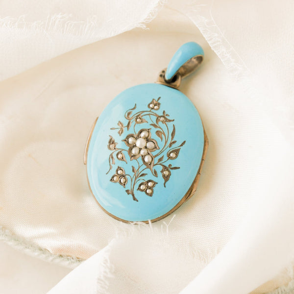 Hesse Enameled Locket