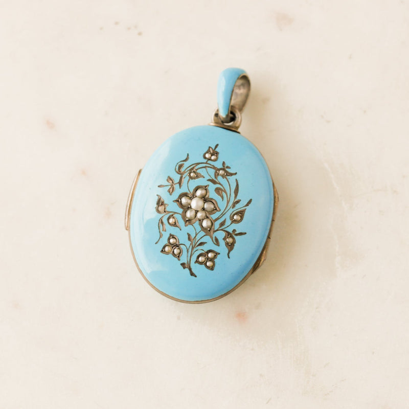Hesse Enameled Locket