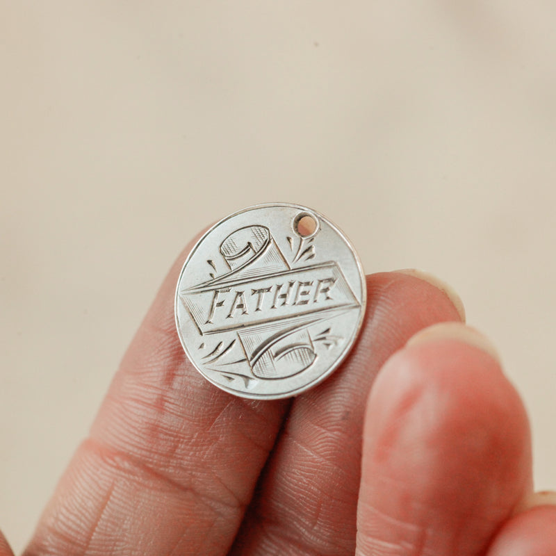 “Father” Love Token Charm