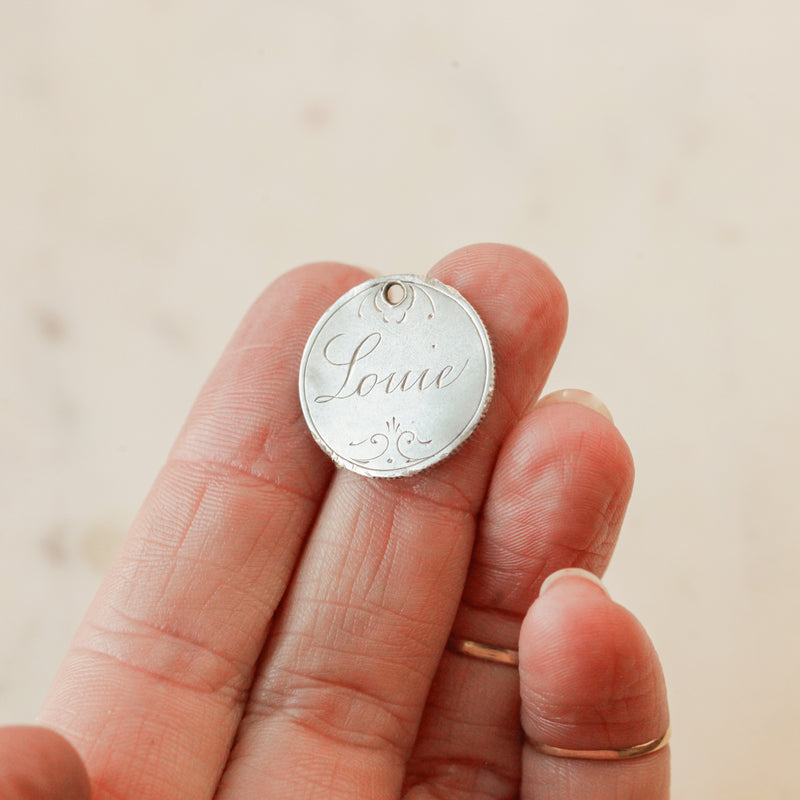 “Louie” Love Token Charm
