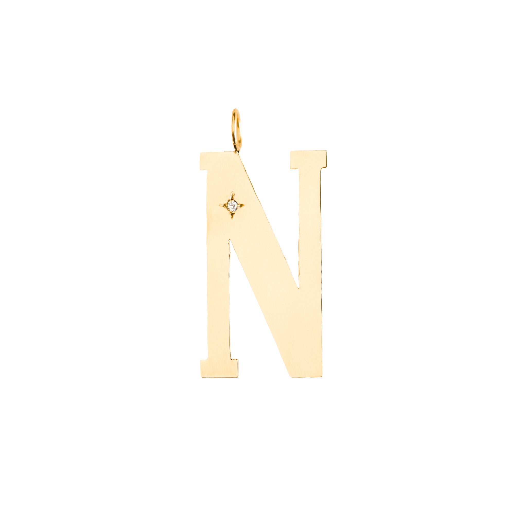 Modern Gold Letter Charms