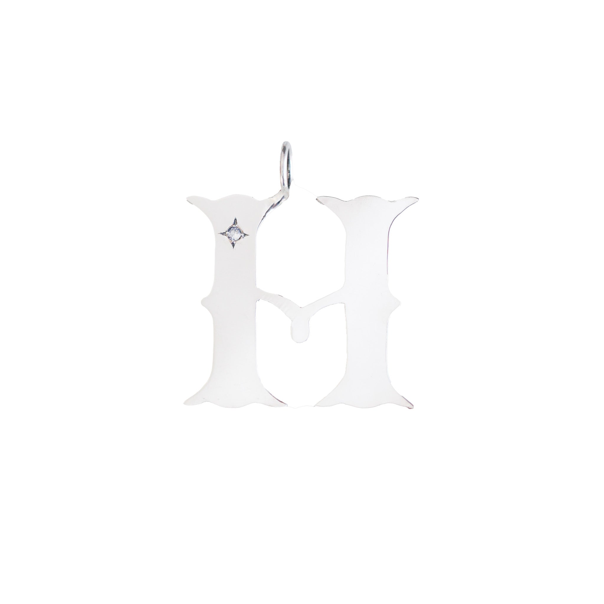 Antique Sterling Silver Letter Charms