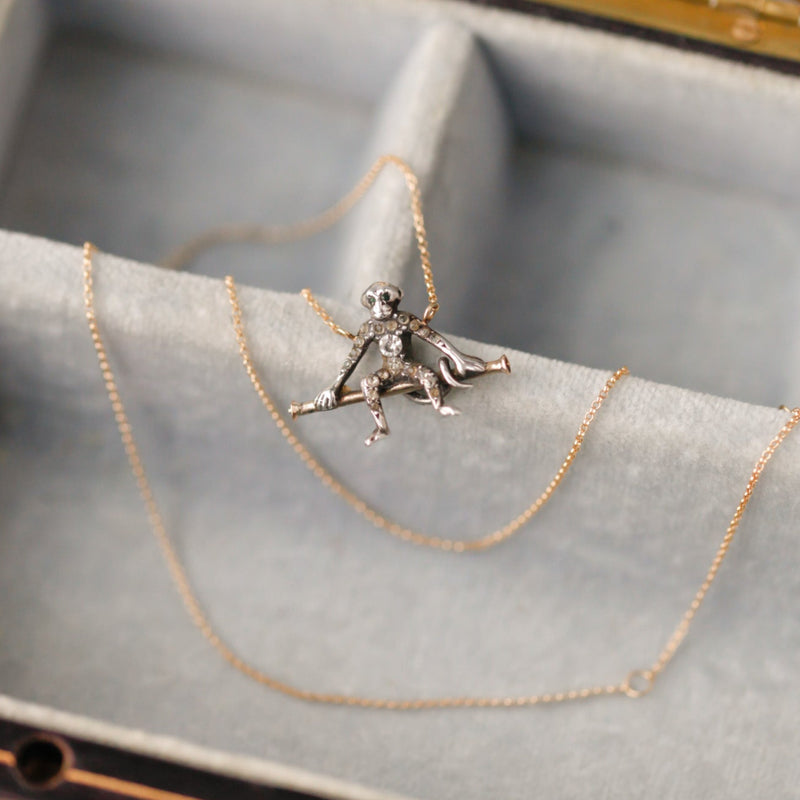 Mr. Monkey Edwardian Pendant