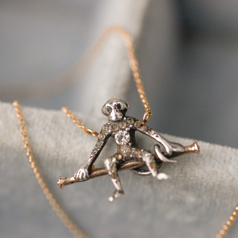 Mr. Monkey Edwardian Pendant