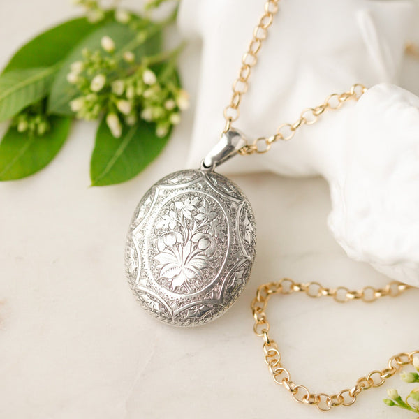 Secret Garden Sterling Locket