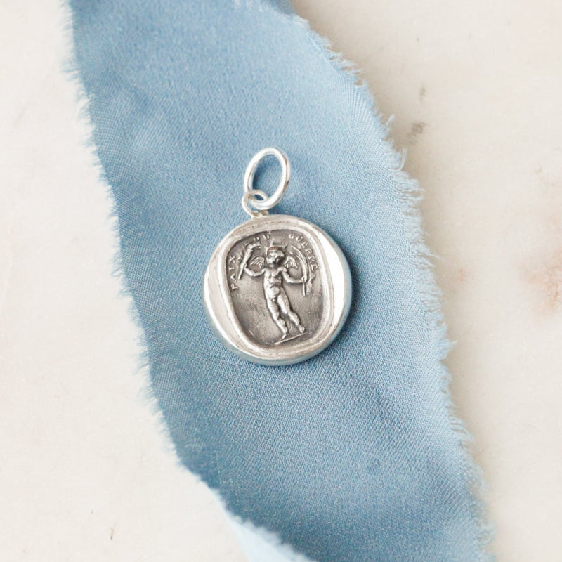 "Peace or War" Intaglio Charm