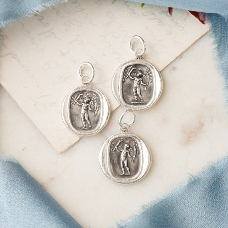 "Peace or War" Intaglio Charm