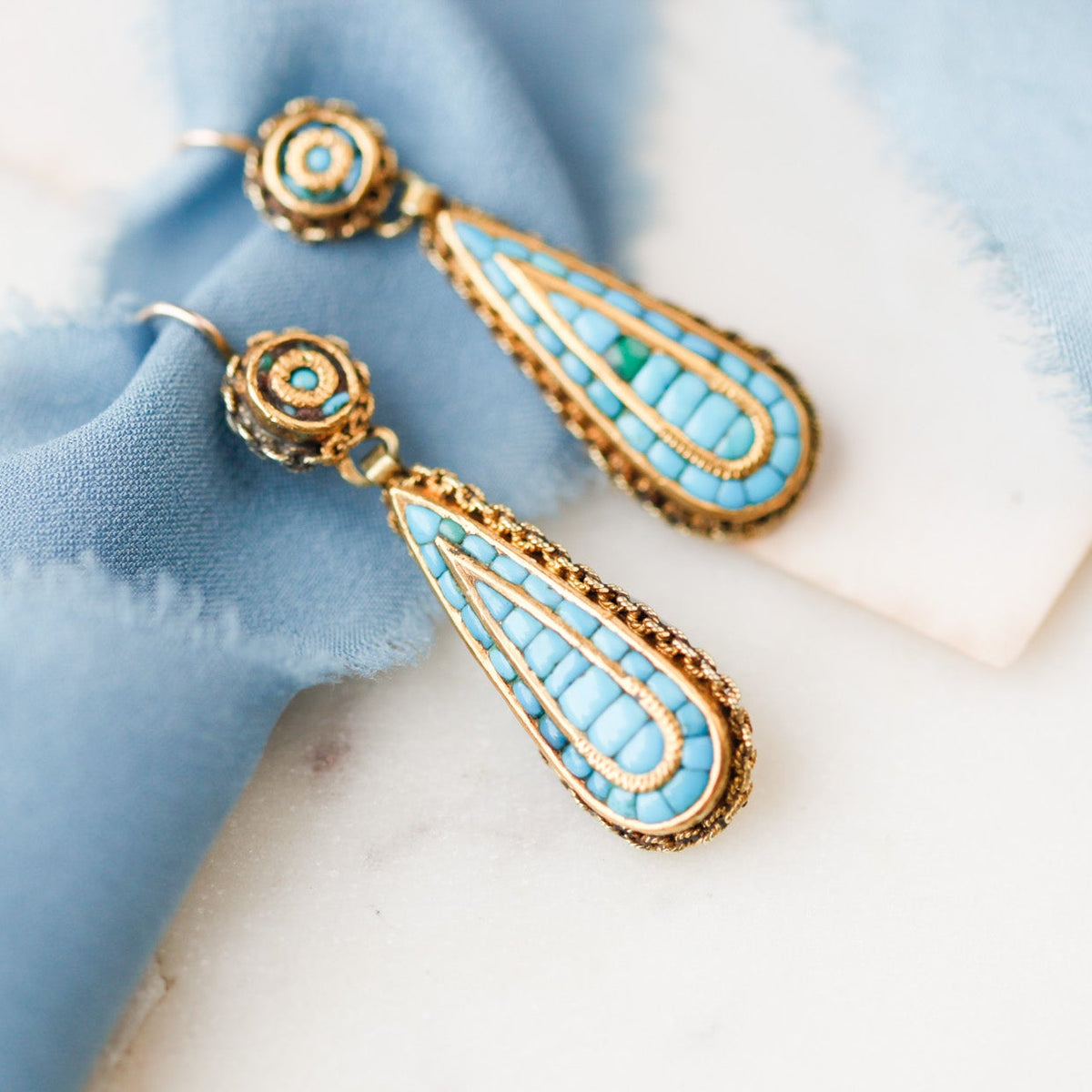 Parrah Turquoise Drop Earrings