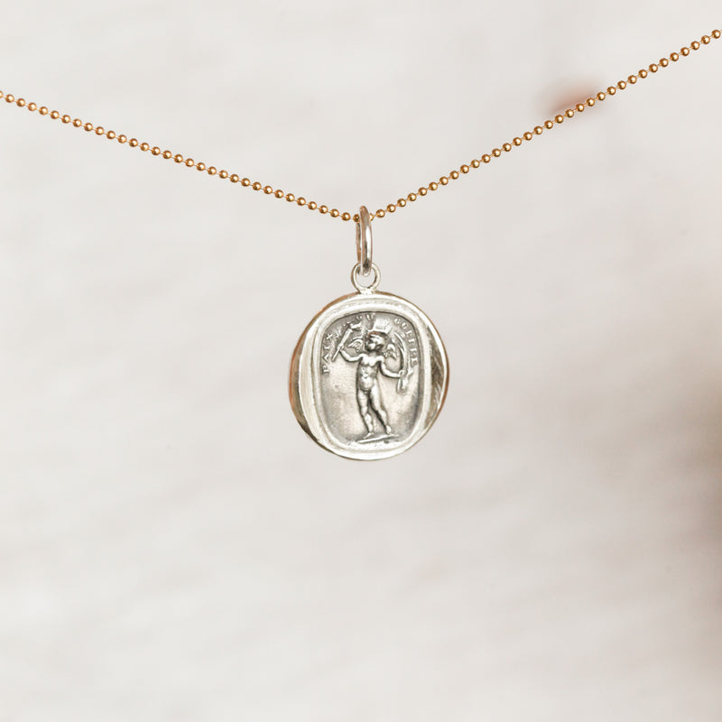 "Peace or War" Intaglio Charm