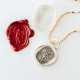 "Peace or War" Intaglio Charm