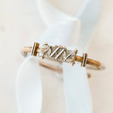 Allison Floral Engagement Bracelet