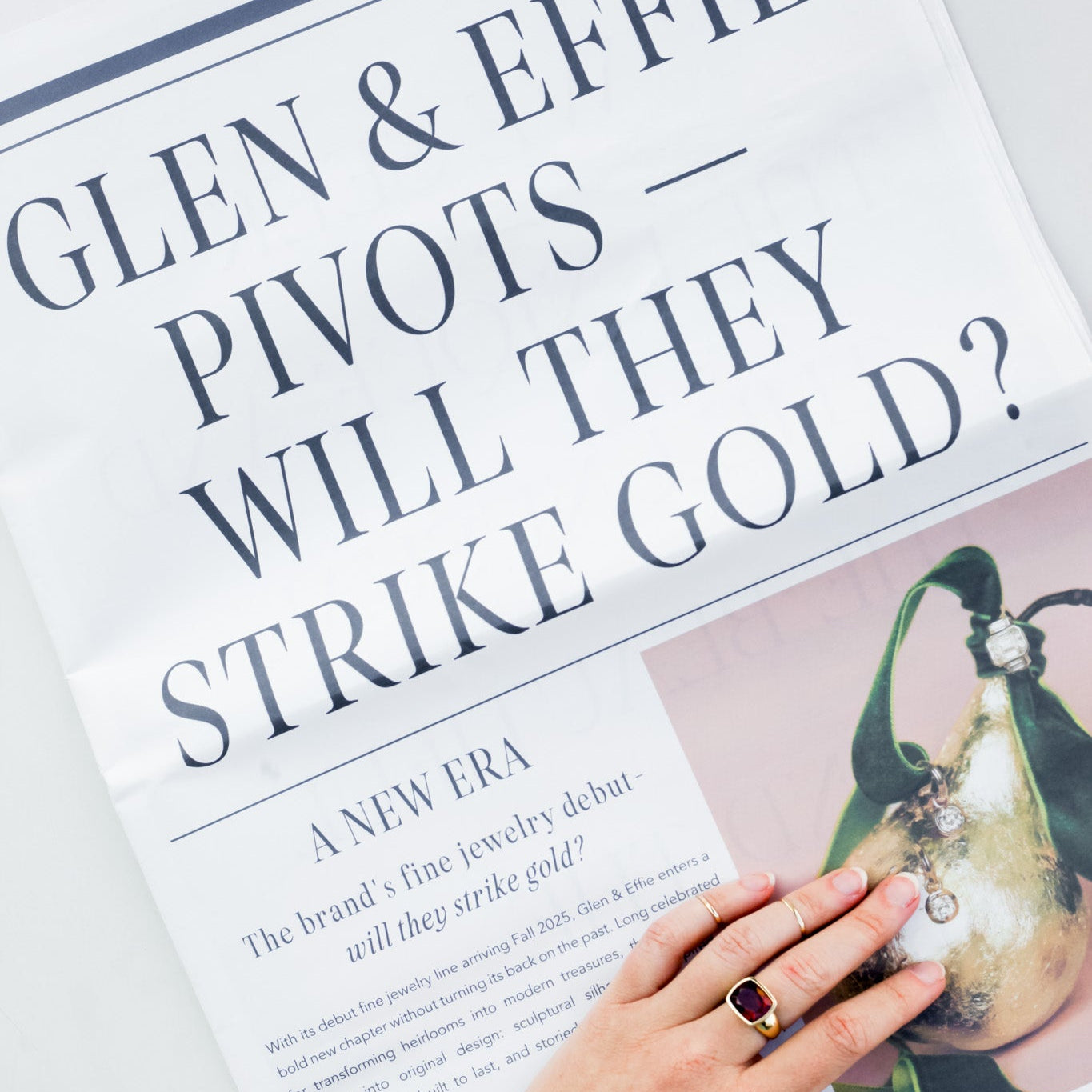 Glen & Effie Newspaper – First Edition
