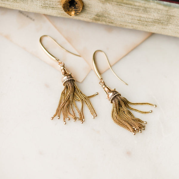 Essie Gold Tassel Earrings