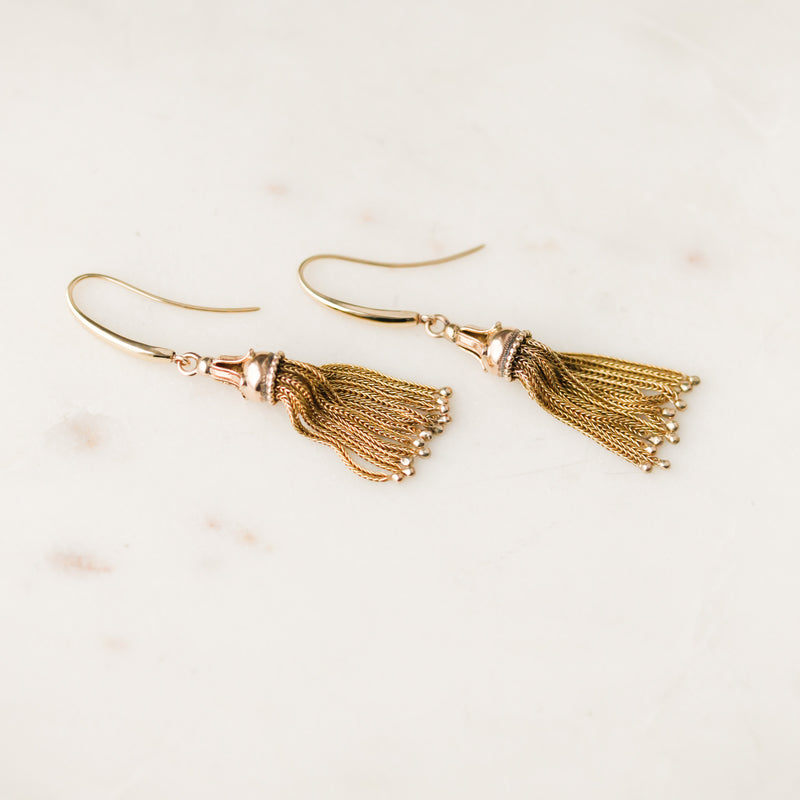 Essie Gold Tassel Earrings