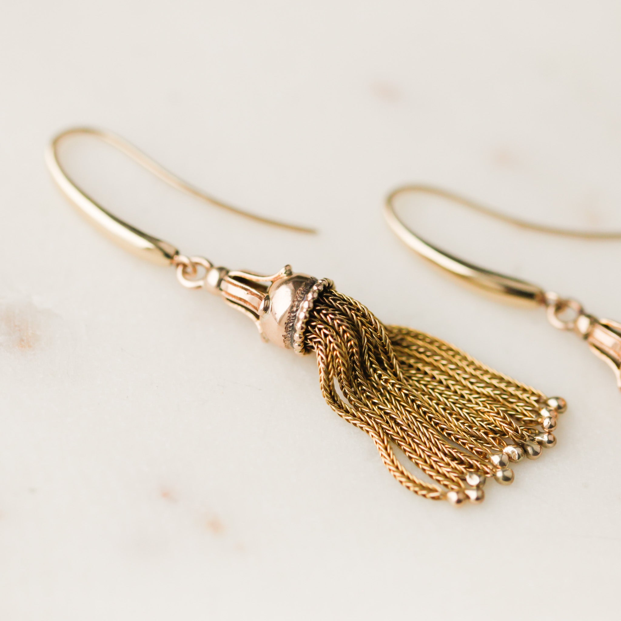 Essie Gold Tassel Earrings
