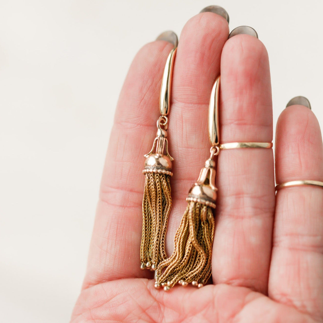 Essie Gold Tassel Earrings
