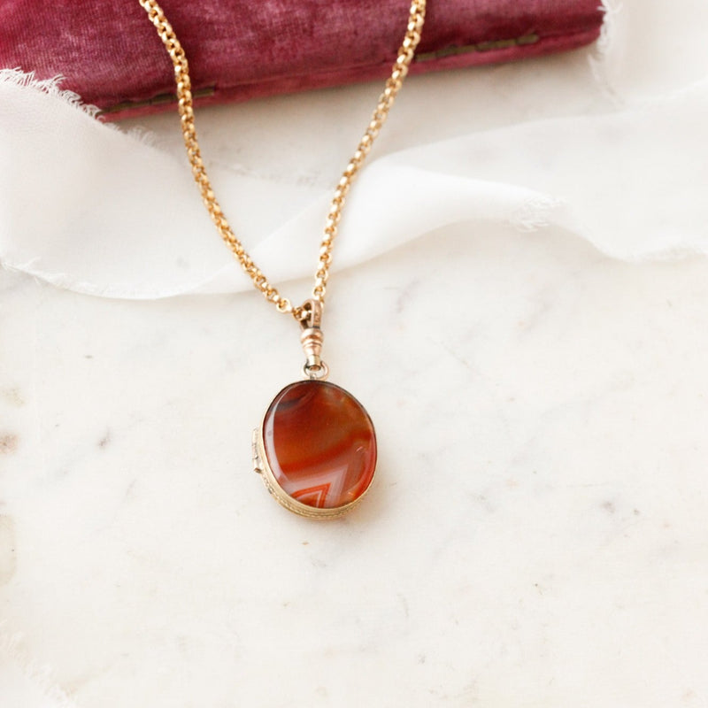 Irma Agate Locket