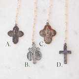 European Saint Cross Necklaces