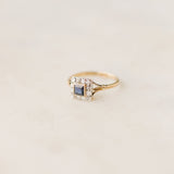 Eliza Diamond + Sapphire Ring