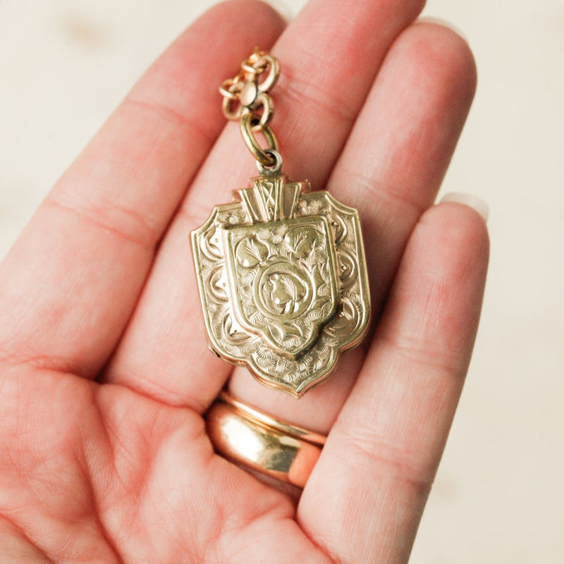 McCloud Engraved Locket