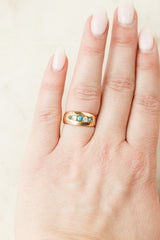 Lowell Turquoise + Diamond Ring