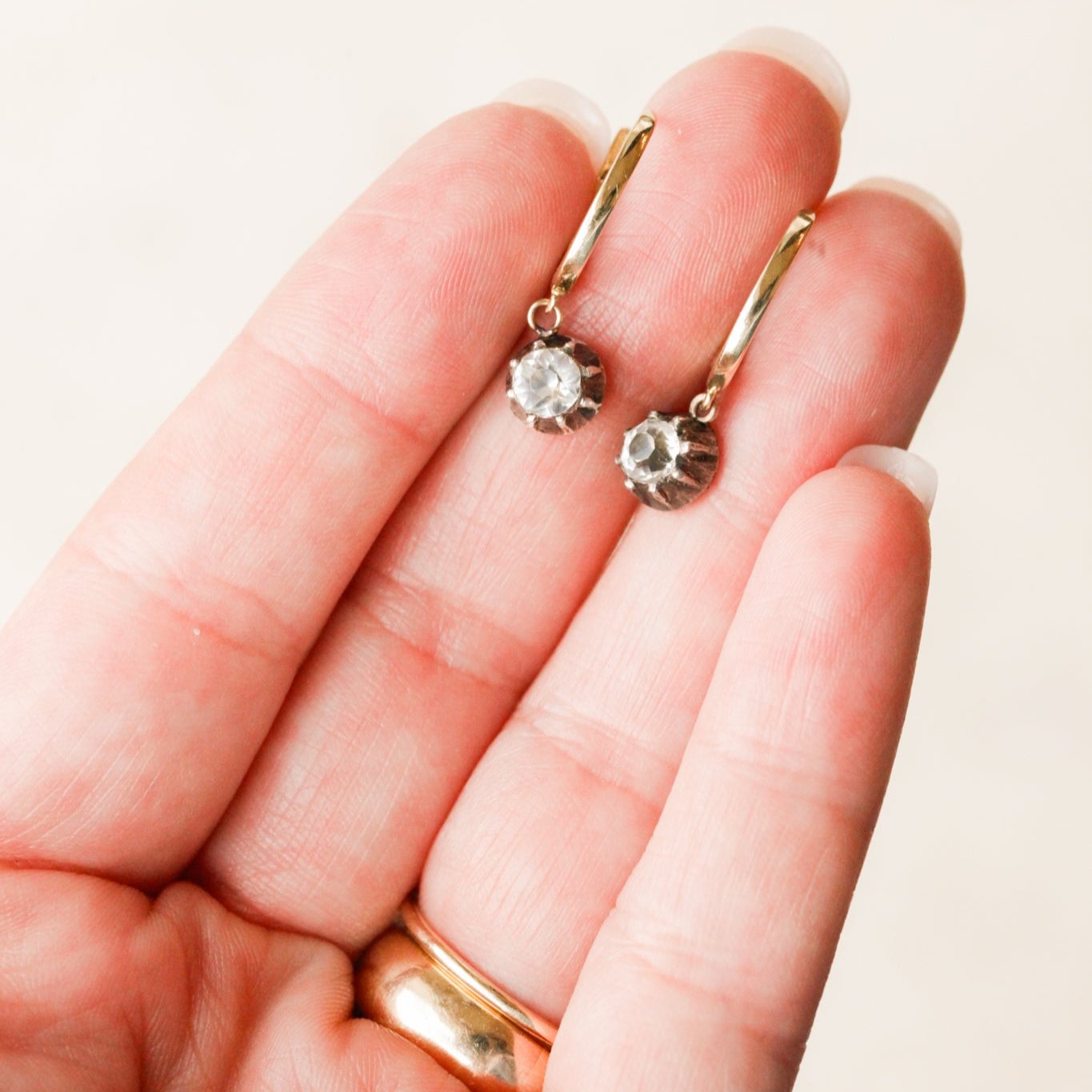 Georgian Paste Stone Earrings