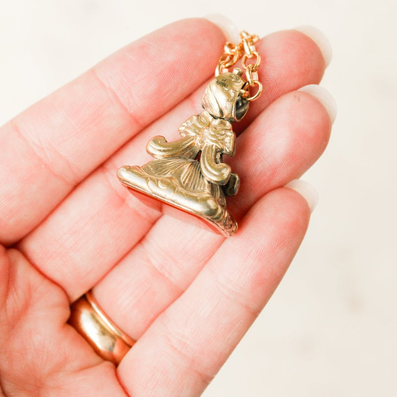 Tallulah Carnelian Fob Necklace