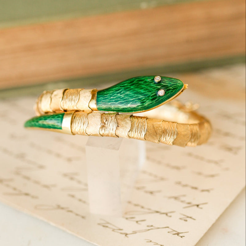 Gold Ellis Serpent Bracelet